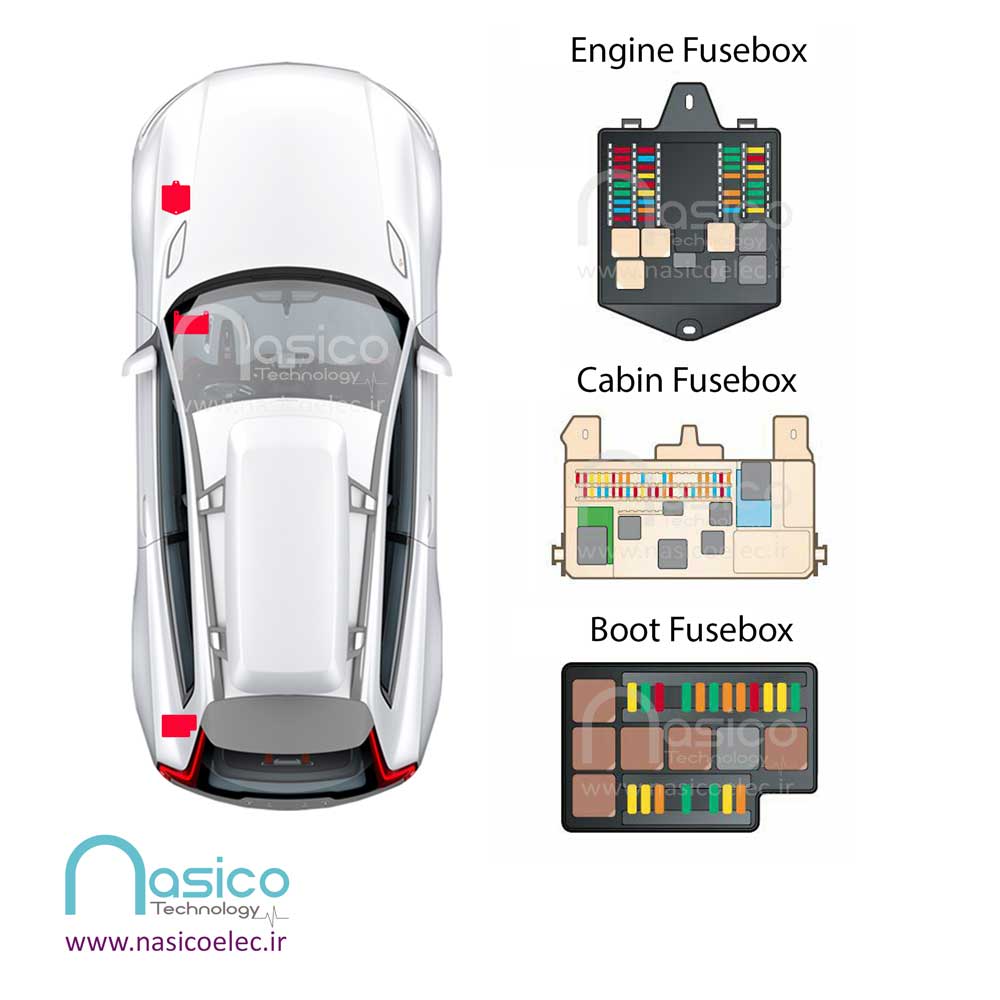 عکس جعبه فیوز ام وی ام ۳۱۵